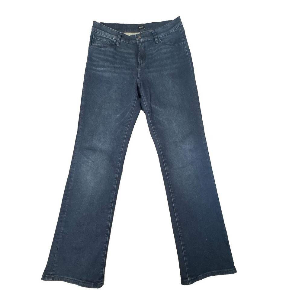 Express Dark Wash Jeans Women's 14 Stretch Denim Bootcut Everyday Classic